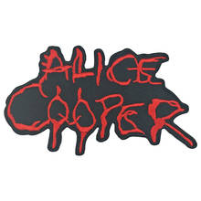 Клевая музыкальная повязка Алиса Купер, вышивка «сделай сам», Приклеивание утюгом, нашивка для одежды, ручная работа, аппликация, аксессуары для одежды 2024 - купить недорого