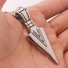 Trendy Men's 316L Stainless Steel Arrow Model Pendant Necklace Men's Punk Rock Jewelry Christmas Gift 2024 - buy cheap