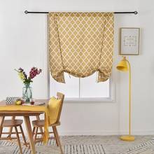 Cotton linen Roman blinds Doorway Hanging Curtain Half Curtain For Fitting Room Curtain Partition Curtain (Pole Not included) 2024 - buy cheap