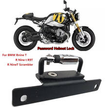 R Nine T Helmet Lock Password Mount Hook Black Side Anti-theft Security Fits For BMW Rnine T/R Nine t R9T/R NineT Scrambler Moto 2024 - buy cheap