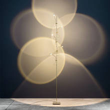 Современная светодиодная Торшер для домашнего декора, стоячие лампы для гостиной, декоративные лампы для дивана, проекционный светильник заката, дизайнерское освещение 2024 - купить недорого
