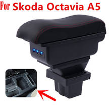 For Skoda Yeti 09-On / Octavia Mk2 2 2005-2012 A5 Centre Console Storage Box Armrest Arm Rest 2009 2010 2011 2024 - buy cheap