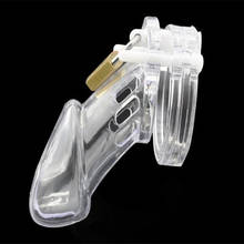 Adult male chastity device cock cage penis lock cage cb6000 penis cage with 5 rings 2024 - buy cheap