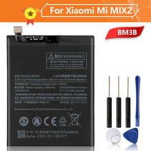 Bateria de telefone bm3b para xiaomi mi, x2, mi x 2, 3400mah, bm3b, bateria de substituição 2024 - compre barato
