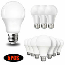 Bombillas LED de globo E27, Base de tornillo, lámpara ultrabrillante para dormitorio y hogar, 3W, 5W, 7W, 9W, 12W, 15W, 18W, 20W, 220V, 5 uds. 2024 - compra barato