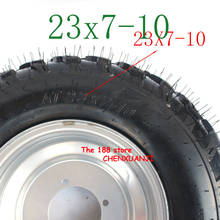Картинг картинг детская коляска atv utv 23X7-10 дюймов колеса бескамерные шины с ступицей из алюминиевого сплава 2024 - купить недорого