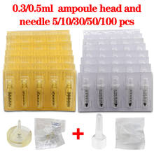 0.3ml&0.5ml Sterile Ampoule Head for Hyaluronic Lip Injection Hyaluron pen Disposable Water Syringe to Anti Wrinkle Lip Lifting 2024 - buy cheap