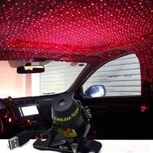 USB Mini LED Car Roof Star Night Lights Projector Light Interior Ambient Atmosphere Galaxy Lamp Decoration Light 2024 - buy cheap