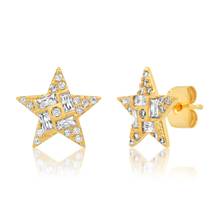 gold silver color micro pave sparking bling cubic zirconia classic small tiny geometric stud earring simple cz jewelry 2024 - buy cheap