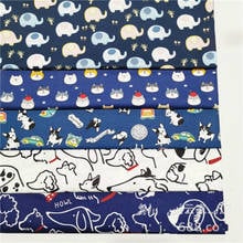 Dog Printed Baby Cotton Quilting Fabric by half meter for DIY Sewing Bed Sheet  making cotton fabric 2024 - buy cheap