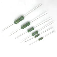 Resistor de filme de óxido de metal pequeno, resistência de anel de cor r ohm 3w 3ws 100 r 2r 2.2r 1.8ohm 2ohm 1.8 2 2.2 5x15 2024 - compre barato