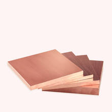 Eje de cobre rojo T2, barra plana cuadrada de cobre, material de bricolaje grueso de 1mm, 2mm, 3mm, 4mm, 5mm, 6mm, ancho de la placa de cobre de 200mm 2024 - compra barato