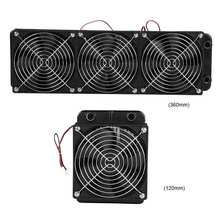 120mm 360mm Water Cooling CPU Cooler Row Heat Exchanger Radiator with Fan 18 Tubes for PC Water Cooling System 2024 - buy cheap