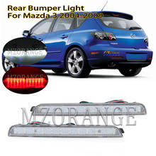 Reflectores LED de parachoques trasero para coche Mazda, lámpara antiniebla de advertencia de estacionamiento y conducción nocturna, freno trasero, parada y marcha, 2x24 LED, 04-09 2024 - compra barato