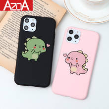 Dinosaur Print Matte Soft TPU Fundas Cases For iPhone 11 Pro Max 5 5S SE 6 S 6S 7 8 Plus XS Max XR X Phone Case Back Cover Coque 2024 - buy cheap