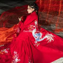 2022 chinese traditional costume for women ancient hanfu dress cosplay lady elegant tang stage costume oriental dress dance wear 2024 - buy cheap