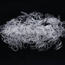 500PCS Clear Rubber Hairband Rope Ponytail Holder  Elastic Women Hair Band Ties Accessories  Hair Ring Velvet Ponytail Holder 2024 - buy cheap