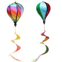 New 2PCS Balloon Wind Spinner Striped Sequins Windsock Balloon Yard Decor Spiral Balloon Windmill 2024 - buy cheap