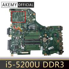 Placa base E5-573G NBMVH11001 para portátil ACER Aspire, placa base DA0ZRTMB6D0, i5-5200U, DDR3 100%, prueba Ok 2024 - compra barato