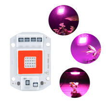50W 30W 20W COB LED Grow Light Full Spectrum 220V 110V 380nm-840nm Fitolampy Phyto Lamp for Plants Grow Tent Box Plant Grow Chip 2024 - buy cheap