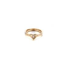 2020 new designer heart ladies cubic zirconia gold coloren engagement wedding women rings jewelry 2024 - buy cheap