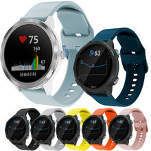 Correa de silicona para reloj inteligente, pulsera de 20mm para Garmin Vivoactive 3 /3, Vivomove HR /Forerunner 245/245M 645 Ven 2024 - compra barato