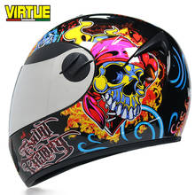 Double face motorcycle helmet double lens combination helmet racing helmet 2024 - buy cheap