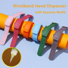 Reusable Wristband Hand Sanitizer Dispensing Portable Bracelet Wristband Hand Dispenser Wrist Soap Dispenser with Squeeze Bottle 2024 - buy cheap