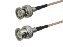 1 шт. RG316 BNC штекер-штекер RF коаксиальный гибкий соединительный кабель для радиоантенны 4 дюйма ~ 10 м 2024 - купить недорого