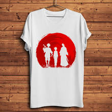 Samurai Champloo sunset funny anime tshirt men summer new white casual Tee homme manga ACGN Otaku unisex streetwear t shirt 2024 - buy cheap