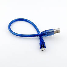 1 шт. Кабель-адаптер для передачи данных USB 2,0 Type A папа-USB Micro B 5 Pin папа 1 фут 2024 - купить недорого