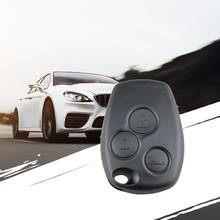 Чехол для дистанционного ключа с 3 кнопками чехол без лезвия для Renault Logan Sandero Clio Fluence Vivaro Master Traffic 2024 - купить недорого