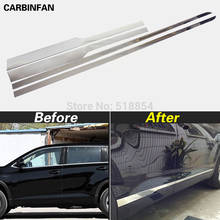 ACCESSORIES FIT FOR 2014- TOYOTA HIGHLANDER KLUGER CHROME DOOR SIDE LINE GARNISH BODY MOLDING PROTECTOR TRIM COVER 4PCS/SET 2024 - buy cheap