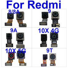 Фронтальный маленький и задний модуль камеры для Xiaomi Redmi 8 8A маленькая фронтальная камера + Основная большая камера гибкий кабель запасные части 2024 - купить недорого
