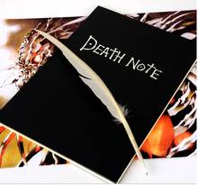 Death Note Action Figure printed Death Note L Cosplay Notebook toy Feather Pen Book Writing Journal death note book 26.5*19cm 2024 - buy cheap
