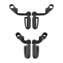 Motorcycle 1 1/4'' Long Short Angled Highway Bar Mount Footpeg Pegs For Harley Touring 2024 - buy cheap