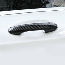 Pegatinas de fibra de carbono para puerta exterior de coche, molduras para Mercedes Benz C E GLC clase W213 W205 X253, accesorios 2024 - compra barato
