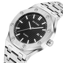 Gold Mens Watches Top Brand Luxury Men's Fashion Simple Quartz Watch Men Sport Steel Date Clock Relogio Masculino reloj hombre 2024 - buy cheap