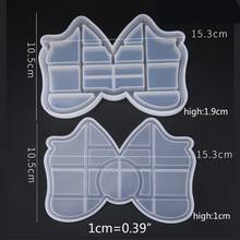 UV Crystal Resin Decorative Craft DIY Bear Butterfly Storage Box Epoxy Mold 2024 - buy cheap