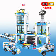 818Pcs City Police SWAT Station Building Blocks Sets Military Car Ship Truck Model Assemble Bricks Toys For Boys Brithday Gifts 2024 - buy cheap