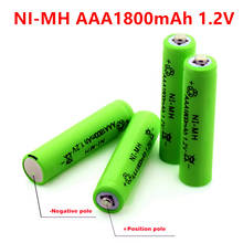 Pilas recargables Ni-MH AAA de alta energía, 12 o 16 unids/lote, 1,2 V, 1800mAh, para juguetes, despertador 2024 - compra barato
