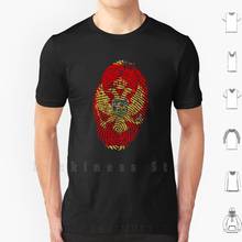 Identidade: camiseta montenegrin 6xl algodão legal, camiseta montepreto preto montepreto selado braços crna gora cego 2024 - compre barato