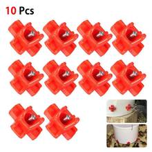 10 pcs Ball Chicken Waterer Nipple Drinkers With An Automatic Chicken Waterer Chicken Red Head Drinker 30P 2024 - buy cheap