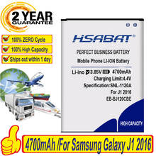 Аккумулятор HSABAT 3700 мАч, для Samsung Galaxy J1 2016, версия J120F, Galaxy Express 3, J120A, J120T, J120 2024 - купить недорого