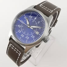 Relógio mecânico masculino, relógio de pulso automático 39mm à prova d'água 200m com ponteiro azul e vidro de safira 2024 - compre barato