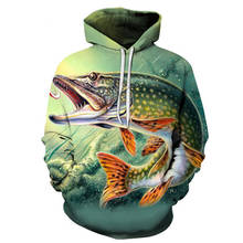 3D Hoodie  Tropical Fish Funny Hoodies For Fishinger Fisherman Men Women Long Sleeve Hoody Sweatshirts Hooded Streetwear Hip Hop 2024 - buy cheap