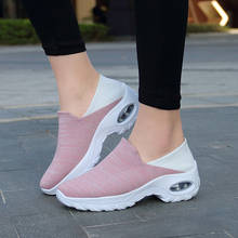 High Quality Woman Shoes Platform Shoes Women Fashion Sneakers Casual Flats Ladies Air Cushion Run Shoes Female Student Trainers 2024 - buy cheap