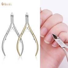 Stainless Steel Cuticle Nipper Professional Remover Scissors Finger Care Manicure Nail Clipper Dead Skin Tools Gold and Sliver 2024 - buy cheap