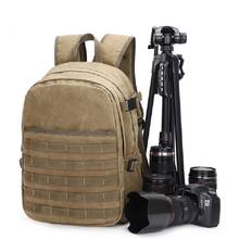 M319 New Arrival Batik Canvas Waterproof Mirrorless Camera Backpack Padded Photography DSLR Digital Shoulder Bag for Canon/Nikon 2024 - buy cheap