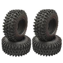 4 pces 1. pneu de borracha de 9 polegadas 1.9 pneus de roda 108x40mm para 1/10 rc crawler traxxas trx4 axial scx10 90046 axi03007 2024 - compre barato